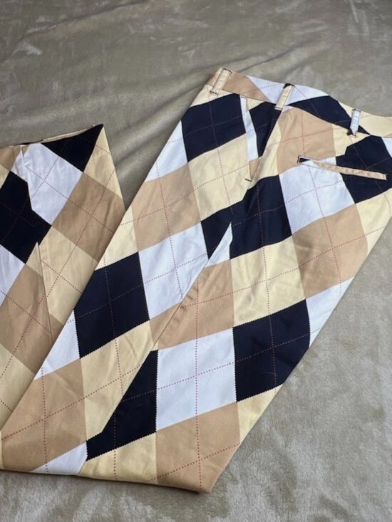 Loudmouth Other - Loudmouth Multicolor Golf Pants Size 30x32 1/2 Sport Custom Taylored